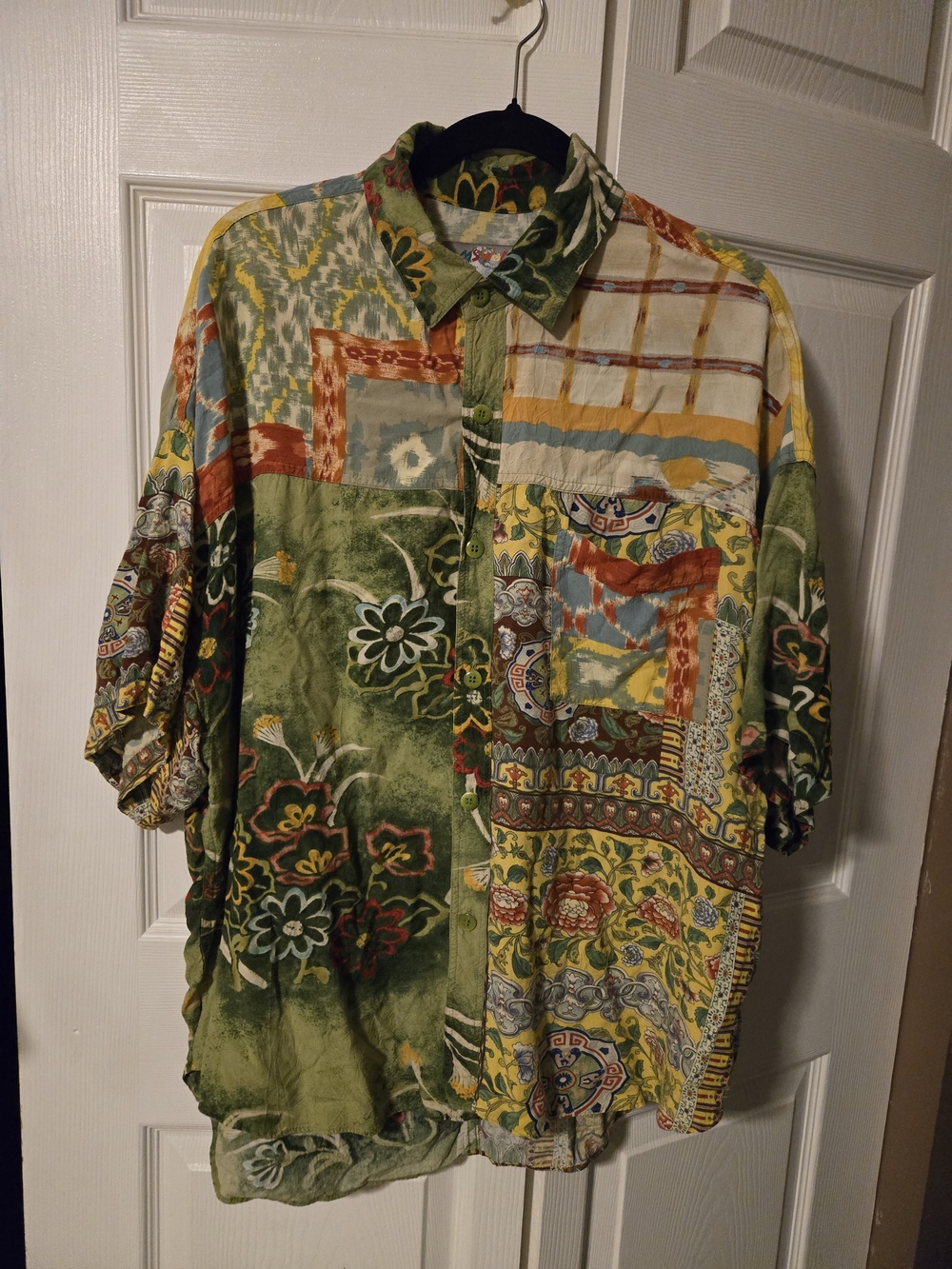Vintage Jams World Mens Buttondown Shirt